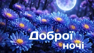 Побажання Доброї ночі. Заспокійливе відео перед сном з нічними квітами.