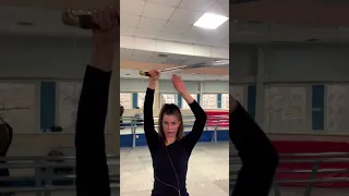 Фланкировка шашкой. Разбор движения🔥😎⚔️ sword dance