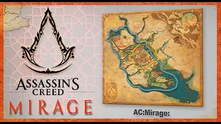 Assassin's Creed : Mirage Map Size comparison