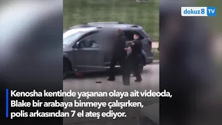 ABD'de polis bir siyahı arkadan vurdu