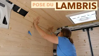 #10 Je pose le lambris : des clous et de la colle !