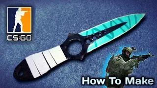 How To Make Skeleton Knife With Cardboard | CS:GO Knife With Cardboard