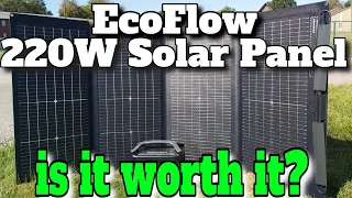 EcoFlow 220W Folding BiFacial Solar Panel Review and Solar Tests