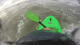 Saunton Sands surf kayaking!!