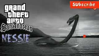 GTA San Andreas - Loch Ness Monster (SecretLocation). gameplay video. #gtasan