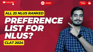 Preference List of NLUs I (All 25 NLUs Ranked) I Everything Discussed I LAWCUPIED