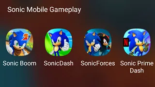 Sonic Boom, Sonic Dash, Sonic Forces, Sonic Prime Dash - iOS Android Gameplay Mobile New Update