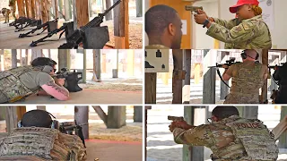 Watch U.S. Airmen Light Up the Range in Epic M-18 Sig Sauer and M-4 Rifle Live Fire Exercise