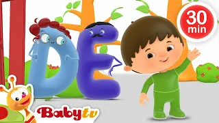 Charlie rencontre les lettres A à F 😀  | Charlie & l'alphabet anglais | Dessins animés @BabyTVFR