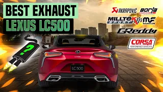 Lexus LC500 Exhaust Sound V8 🔥 Review,Upgrade,Mods,Armytrix,Stock,Flyby,Fi,Loud,Custom,Compilation+