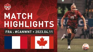 HIGHLIGHTS: #CANWNT 1:2 France