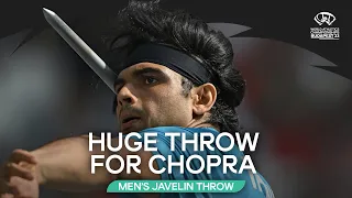 Huge throw by Neeraj Chopra in javelin qualifying round | World Athletics Championships Budapest 23