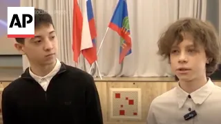 Russian teenagers who helped evacuate people from Moscow concert hall receive awards