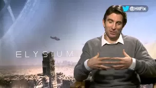 Sharlto Copley talks about how he builds his over the top character in Blomkamp's 'Elysium'