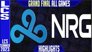 C9 vs NRG Highlights ALL GAMES | LCS Summer 2023 Playoffs Grand Finals | Cloud9 vs NRG Esports