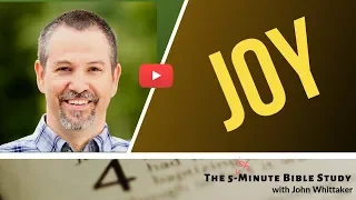 The Key to Living with Joy (Hint: Jesus has joy and wants to give it to you)