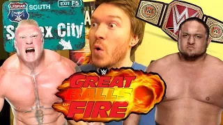 REACTION: BROCK LESNAR vs SAMOA JOE  ｜ WWE Great Balls of Fire 2017