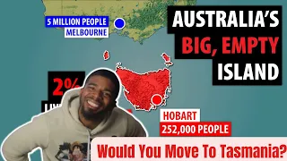 Why "Nobody" Lives On Australia's Big Island State: Tasmania | American Reacts