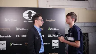 Interview Fabiano Caruana Round 9