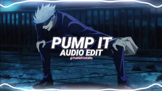 pump it - black eyed peas [edit audio]