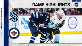 Kraken @ Jets 2/17 | NHL Highlights 2022