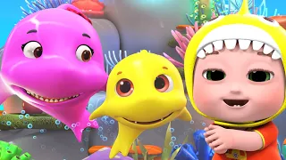 Baby Shark + A Ram Sam Sam - Sing-Along Kids Songs - Jugnu Kids