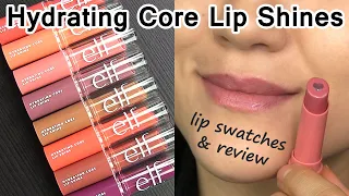 elf Hydrating Core Lip Shines // Lip Swatches & Review