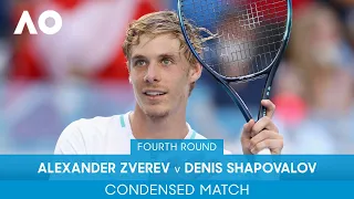 Alexander Zverev v Denis Shapovalov Condensed Match (4R) | Australian Open 2022