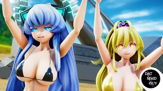 [MMD R-18] Rei Ryghts and Yellow Heart (TWICE - The Feels) (Hyperdimension Neptunia) (Ray-MMD) 2K