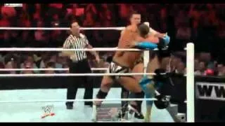 sin cara y john cena vs the miz y alex riley raw 18/04/11