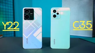 Vivo Y22 vs Realme C35 Comparison In Pakistan -Realme C35 vs Vivo Y22 Review in Pakistan