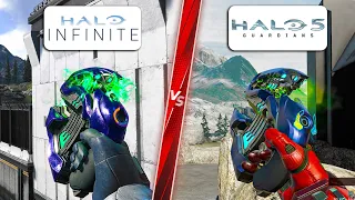 Halo Infinite vs Halo 5 - Direct Comparison! Attention to Detail & Graphics! PC ULTRA 4K