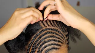 Watch Me Cornrow My Own Natural Hair