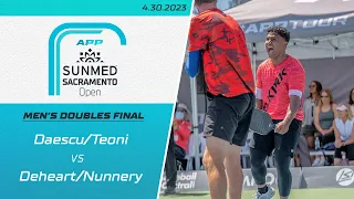 2023 APP Sunmed Sacramento Open - Men's Doubles Final - Daescu/Teoni vs. DeHeart/Nunnery