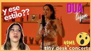 VOCAL COACH ARGENTINA REACCIONA A DUA LIPA - TINY DESK (HOME) CONCERT