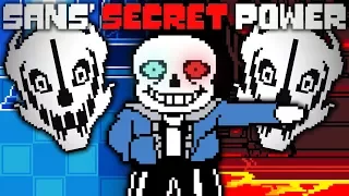 The Secret Power You Never Knew Sans Had! Undertale Theory | UNDERLAB