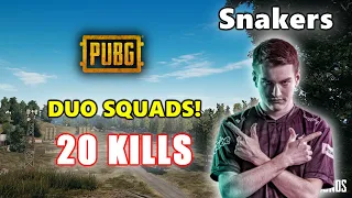 eU Snakers & Baddylul - 20 KILLS - DUO SQUADS - PUBG