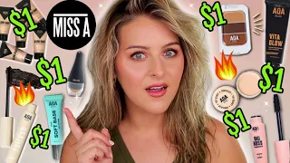 this *$1 MAKEUP* is insane!!! 🤯 // full face of SHOP MISS A