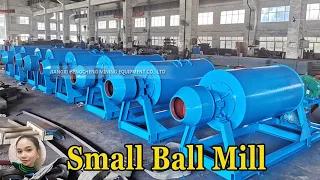 Running test-continuous feeding and discharging Mini ball mill 0812 for mining