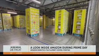 A look inside Amazon's Pontiac facility during Prime Day