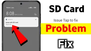 How to fix Issue with SD card | Issue with SD card problem solved