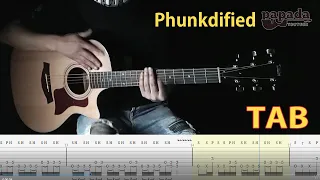 Phunkdified  Guitar Cover + TAB  [펑크디파이드]  PAPADA /Fingerstyle - Justin King