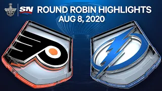 NHL Highlights | Flyers vs. Lightning – Aug. 8, 2020