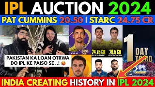 IPL Auction 2024 | Starc 81CR & Pat Cummins 68CR 🥵 | IPL To Sab Leagues Ka Baap Nikla