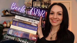 ASMR Books | Winter Reads 2022/2023 📚 (Tapping, Tracing, Page Flipping, Whispered Ramble)