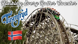 Top 8 Roller Coasters at TusenFryd | Vinterbro, Norway (2024)