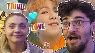 Me and my sister listen to BTS (방탄소년단) RM 'Trivia 承 : Love' Lyrics (Reaction)