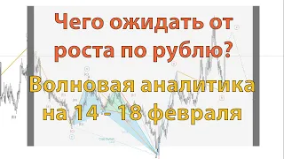 Чего ожидать от роста по рублю? Волновая аналитика на 14 - 18 февраля