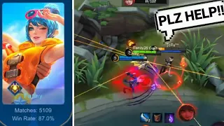 FANNY CABLE HACK?! Randy25 Fanny Ranked Highlights #19 | Mobile Legends