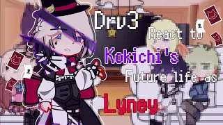 Drv3 react to Kokichi's future life as Lyney //Lazy//Reincarnation // au// gacha
